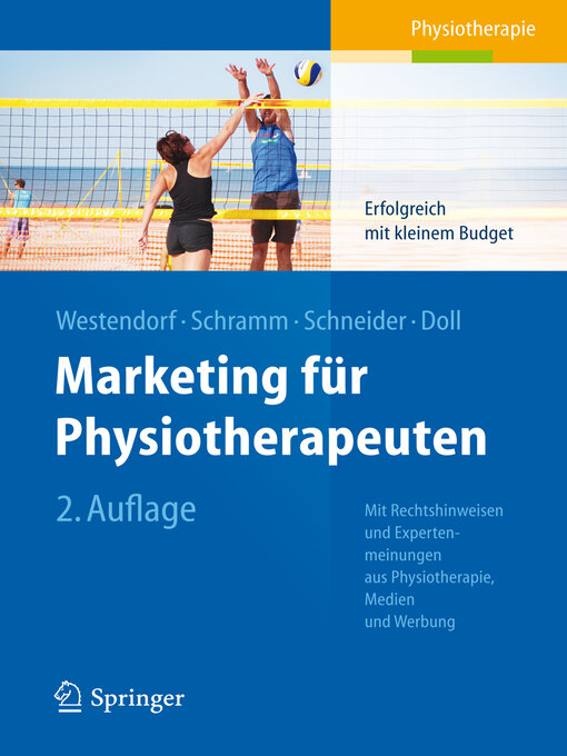 Cover image for Marketing für Physiotherapeuten